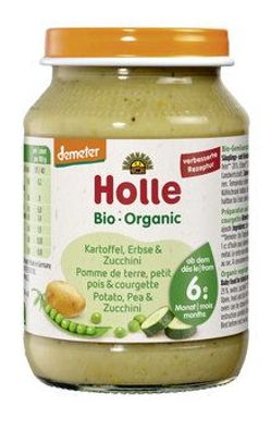 Holle Kartoffel, Erbse & Zucchini 190g