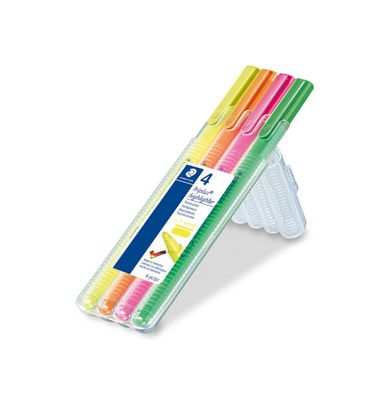 Staedtler® 362 SB4 Textmarker triplus® textsurfer®, Box mit 4 Farben