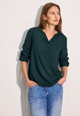 Cecil Turn-Up Bluse in Fir Green