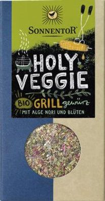 Sonnentor 6x Holy Veggie Grillgewürz, Packung 30g