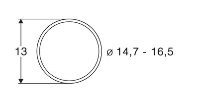 Roco H0 40071 10x Haftreifen Haftringsatz für Loks 14,7 bis 16,5 mm 1:87