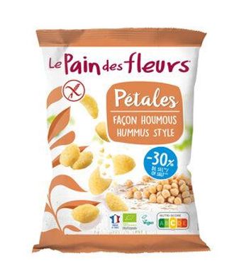 Blumenbrot - Le Pain des Fleurs 3x Gepuffte Chips aus Bio Getreide Kichererbsen 75g