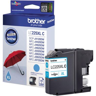 Brother LC225XLC Original Brother Tintenpatrone cyan (LC-225XLC)