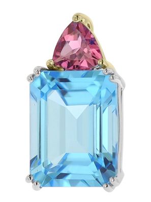 Elaine Firenze Schmuck Anhänger Hellblau/Pink 585 Gold 75039570P/3