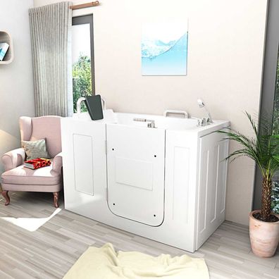 Senioren Sitzbadewanne Sitzwanne Badewanne mit Tür Pool S07-B-L 140cm