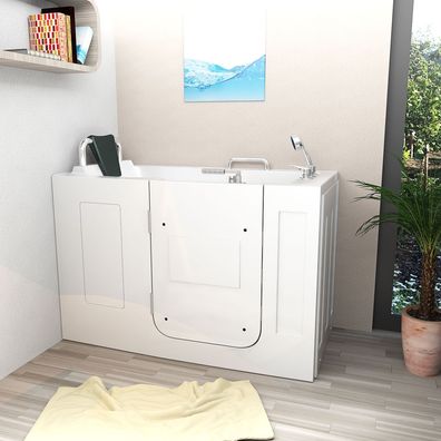 Senioren Sitzbadewanne Sitzwanne Badewanne mit Tür Pool S07-A-L 140cm