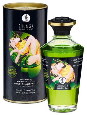 100 ml - SHUNGA Intimate Kisses Öl Organica Green Tea 100ml