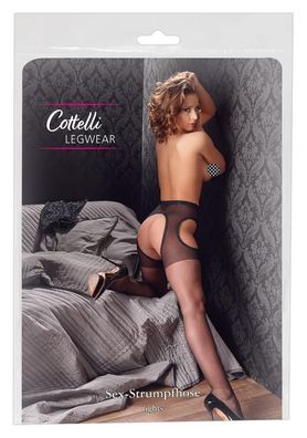 Cottelli Legwear - Straps - Strumpfhose - (L-XL, -M)