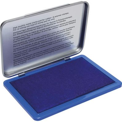 Handstempelkissen Imprint 9072M 143662 11x7cm No.2 blau