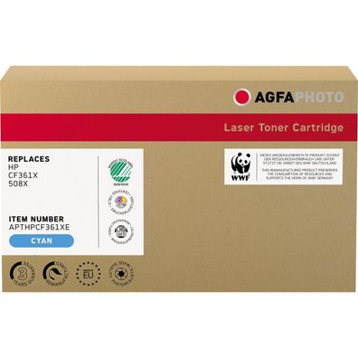 AgfaPhoto Toner Apthpcf361xe wie HP CF361X 508X cyan