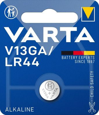 Varta 04276101401 Batterien Electronics Alkali-Mangan - V 13 GA, 1,5 V