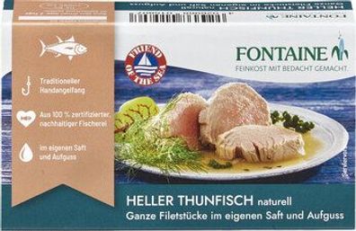 Fontaine Heller Thunfisch naturell 120g