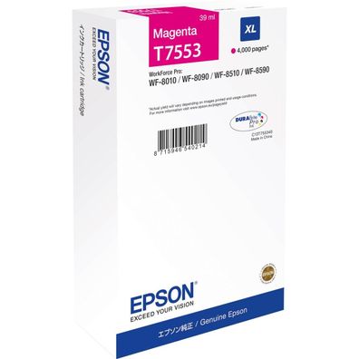 Epson Tintenpatrone C13T75534N T7553 4.000Seiten magenta