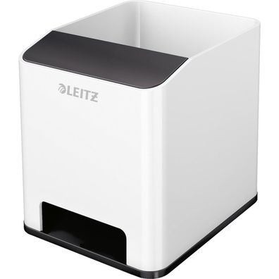 LEITZ 5363-10-95 LEITZ Sound Stifteköcher WOW Duo Colour, 2 Fächer, schwarz