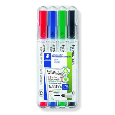 Staedtler Lumocolor Whiteboard Marker, 4er Set