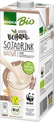 EDEKA 4391393004 Bio natürlich vegan Sojadrink Natur