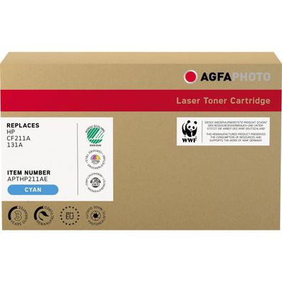 AgfaPhoto Toner APTHP211AE wie HP CF211A 131A cyan