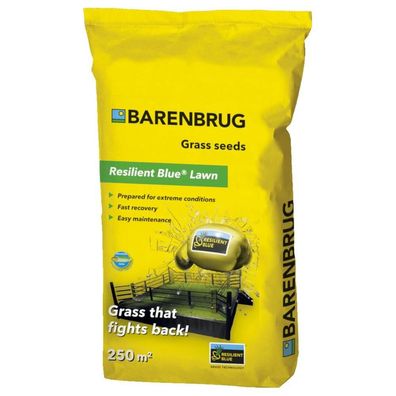 Barenbrug Resilient Blue Lawn Yellow Jacket 5 kg Rasensaat Nachsaat Universal