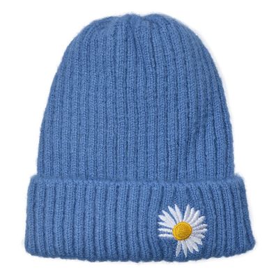 Melady Kindermütze Blau Synthetisch Blume