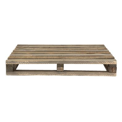 Clayre & Eef Pflanzentischchen 40x32x5 cm Braun Holz (Gr. 40x32x5 cm)