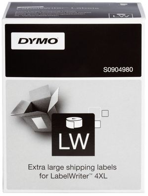 Dymo® S0904980 LabelWriter™ Etikettenrollen - Versandetikett, 104 x 159 mm, weiß