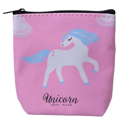 Juleeze Brieftasche 11x11 cm Rosa Synthetisch Quadrat Einhorn