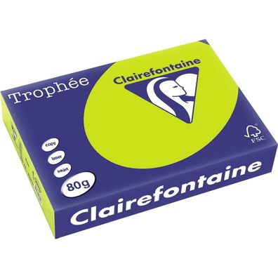 Clairalfa Multifunktionspapier Troph‚e, A4, 80 g/qm, eongr?n