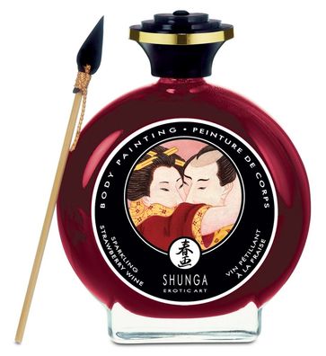 100 ml - SHUNGA Sparkl. Strawberry Wine Body Painting 100ml