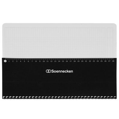 Soennecken Officebook 2353 DIN A4+ 90g 80Bl. Lineal/Lesezeichen kar