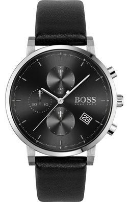 HUGO BOSS Integrity 1513777 Herrenuhr 43mm NEU Schwarz Uhr