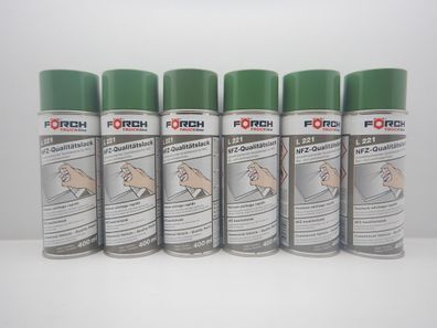 6x FENDT GRÜN Landmaschine Traktor LACK Lackspray SPRAY Spraydose 400ML