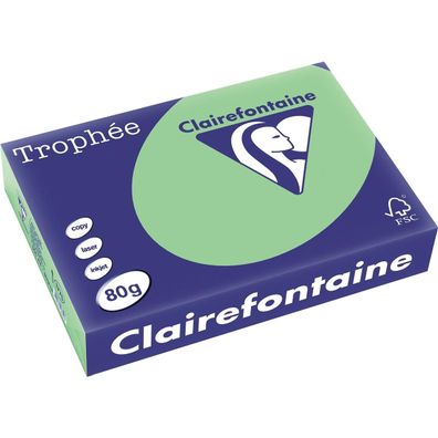 Clairalfa Universal-Papier Troph‚e, A4, 80 g, naturgr?n