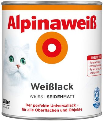 2l ALPINA Weißlack seidenmatt