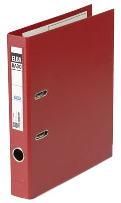 Elba 100022623 Ordner rado plast PVC/PVC - A4, 50 mm, rot