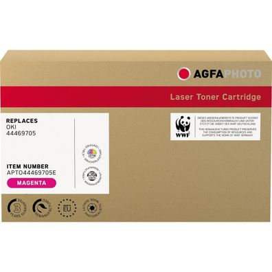 AgfaPhoto Toner APTO44469705E wie Oki 44469705 magenta