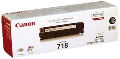 Canon 2662B002 Canon Toner Cartridge 718 BK schwarz