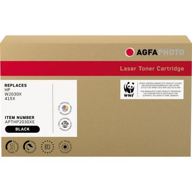 AgfaPhoto Toner APTHP2030XE wie HP W2030X 415X schwarz