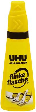 UHU® 46315 Alleskleber flinke Flasche - nachfüllbar, Flasche 90 g