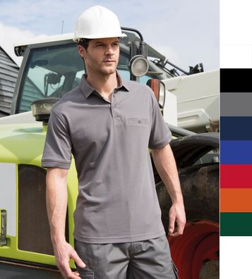 3er Pack Herren Poloshirt Workwear von Result XS bis 5XL Formstabil Apex R312X