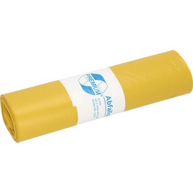 Abfallsack Standard 575x1000mm 70l gelb 25 St./Pack