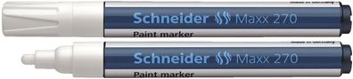 Schneider 127049 Lackmarker Maxx 270 Rundspitze 1-3 mm weiß