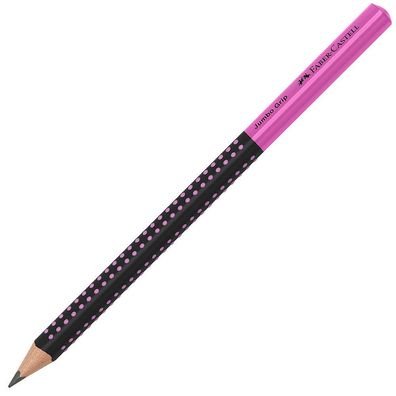 FABER-CASTELL 511911 Bleistift B schwarz/pink 1 St