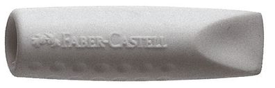 Faber-Castell 187000 Polybeutel Radierer GRIP 2001 Eraser Cap, grau