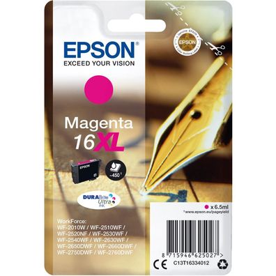 Epson C13T16334012 Original Epson Tintenpatrone magenta High-Capacity XL (C13T1633