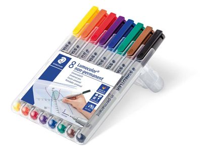 Staedtler® 311 WP8 Feinschreiber Universalstift Lumocolor® - non-permanent, S, 8