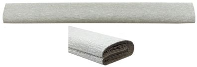 Staufen 22061/9126 Krepppapier - 50 cm x 2,5 m, silber