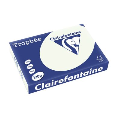 Clairefontaine Kopierpapier 1246C A4 120g lindgrün 250Bl