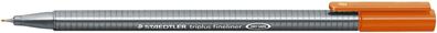 Staedtler® 334-4 Feinschreiber triplus® - 0,3 mm, orange