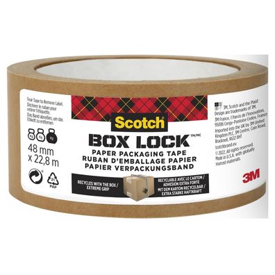 Scotch Papier-Packband Box LockT 7850-23-EF-8GC 48mmx228m