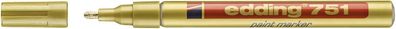 Edding 4751053 751 Lackmarker - 1 - 2 mm, gold